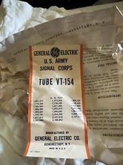 GE JAN 814 VT-154 Vacuum Tube 100% Satisfaction Guaranteed New Old Stock 1956