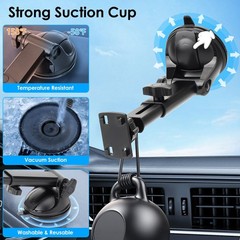 CarPlay Screen Suction Cup Mount Dashboard/Windshield Holder for7-11″Car Monitor