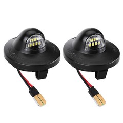 2PCS LED License Plate Light Car Modification Parts Tag Light for F150 F250 F350