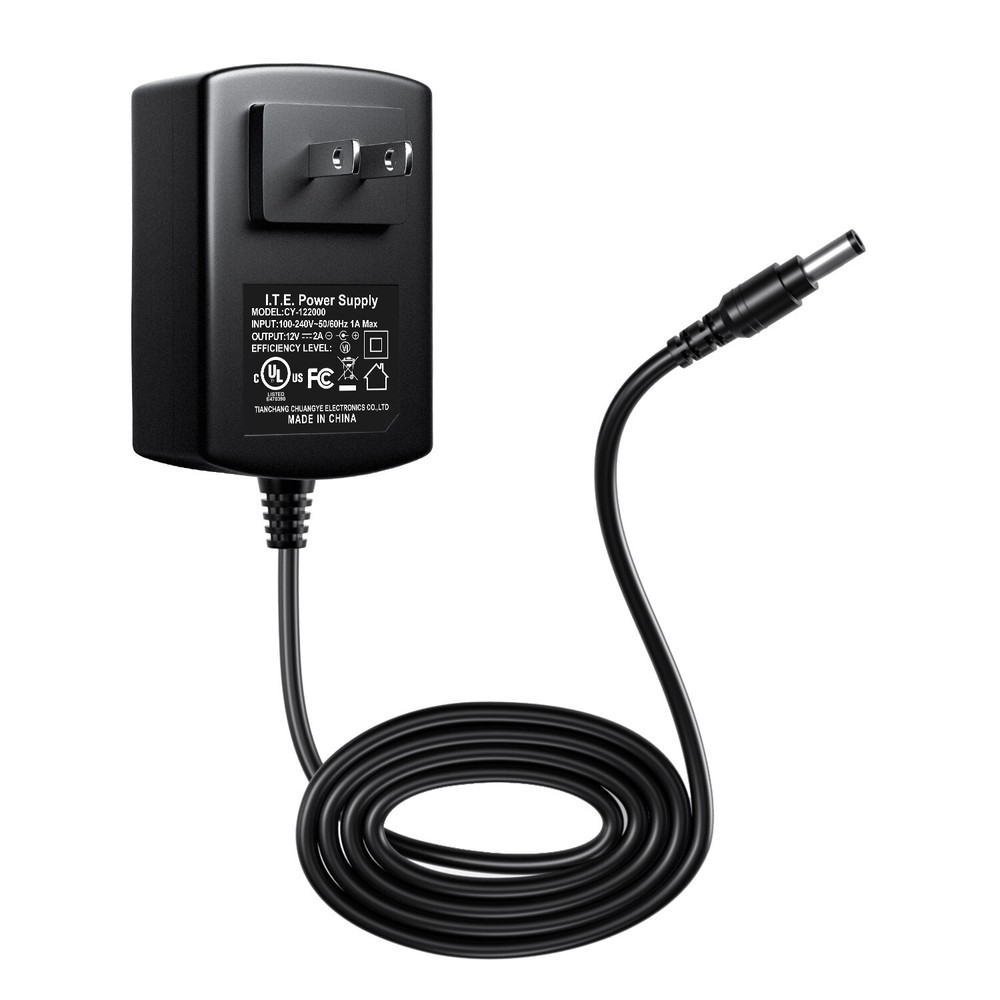 ZOSI AC100-240V DC 12V 2A CCTV Security Camera Power Supply Adapter US Plug