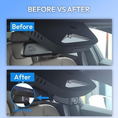 4K Dash Cam for Polestar 2 (2021–2026) WiFi App Control Loop Recording 64GB Card