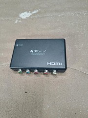 Portta N3CVTHR HDMI Converter Component YPbPr R/L Audio To HDMI Black Adapter