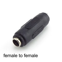 DC5.5×2.1mm Power Connector Male Female Plug Socket ABS Metal Long Version