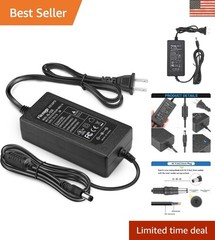 Lightweight 12V 3A Desktop Power Supply | Durable ABS & Overload Protection