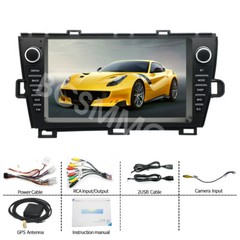 Car Multimedia Player 9in USB FM Head Unit 2+32G Fit For Toyota Prius 2010-2015