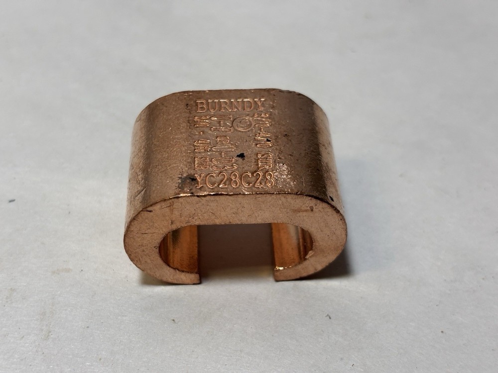 BURNDY 3/0 to 4/0 AWG Copper Compression Tap Connector YC28C28
