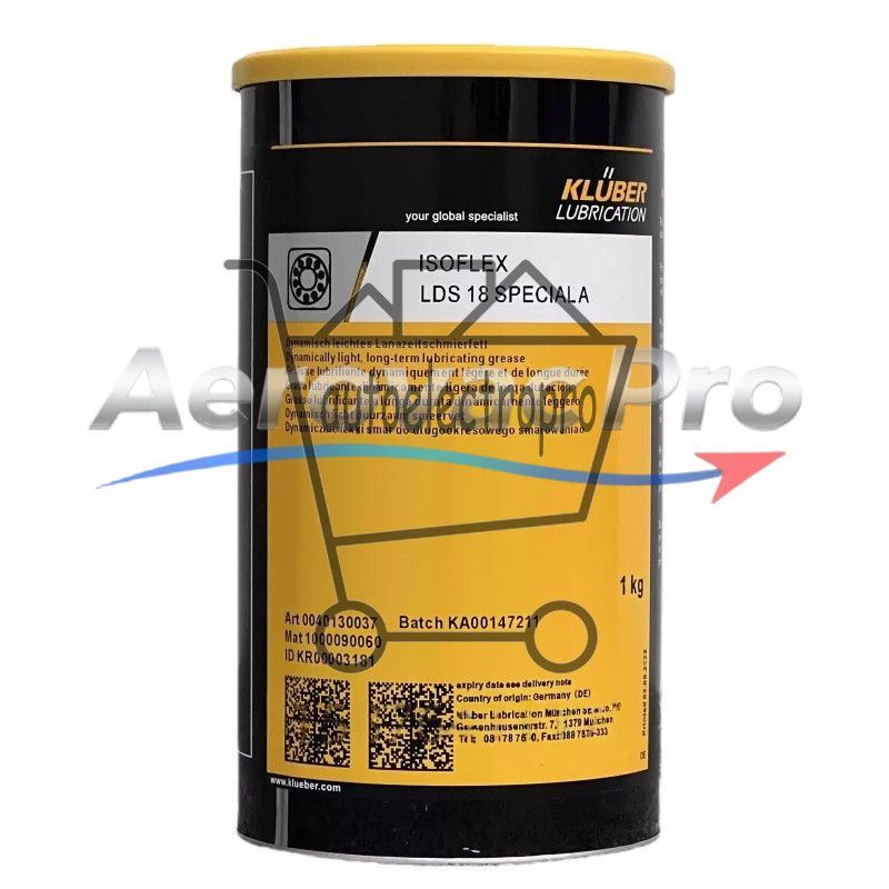 KLUBER Lubrication ISOFLEX LDS 18 SPECIAL A Grease 1Kg ( 35.3 OZ) Free shipping