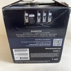 **READ** Panasonic Cordless Phone System 4 Handset Bluetooth KX-TGF944