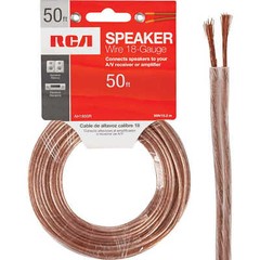 RCA 50Ft. Speaker Wire – 18 Gauge
