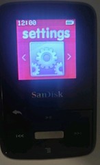 SanDisk Sansa Clip Zip Black