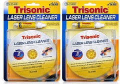 2 Pack DVD Player Lens Cleaner Disc with Cleaning Solution Laser Lens Cleaning