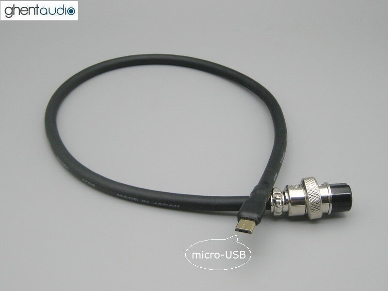 DC36(GX16) — Aviation GX16-2 to USB Canare 4S6 DC Cable