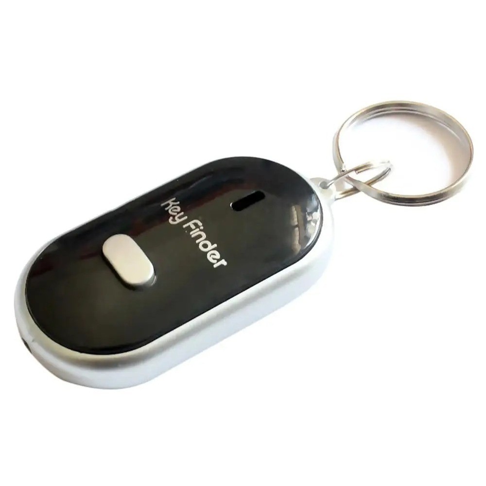 Mini Key Finder Whistle Locator Beeping Flashing Anti-Lost Device for Keys