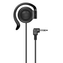Ear Hook Listen Only Earpiece 3.5mm Jack Single Side Headset Headphone Earphone