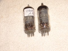 2 x 6AU6A/EF94 Mullard/Fisher Tubes *Very Strong Pair*#9