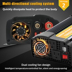 16000W 6000W 4000W Car Power Inverter DC 12V To AC 110V Solar Converter US