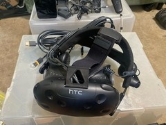 HTC Vive PC VR Headset and Controller Set with Cables Virtual Reality Optj100