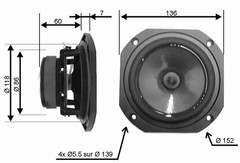 NEW Audax HM130Z10 famous midbase driver LOW PRICE 36 unts available