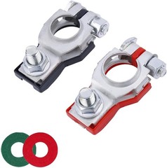 Durable Positive and Negative Battery Terminals – Installs Easily in Vehicles