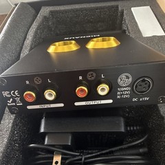 MICNAUX DJ_88 Hi-Fi Tube Amplifier Class A 2Ch Black/Gold RCA In/Out
