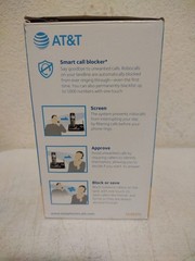 AT&T Cordless Phone Answering Machine Call Block Caller ID 3 Handsets. B