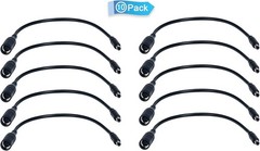 [10 Pack] Dongle Tip Adapter for Dell Connector Converter Cable 7.4mm Female to