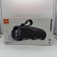 JBL Charge 6 Portable Waterproof Bluetooth Speaker with Carrying Strap (Black)