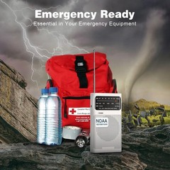 NOAA Weather Radio, AM FM NOAA Emergency Radio Portable with Best Recept