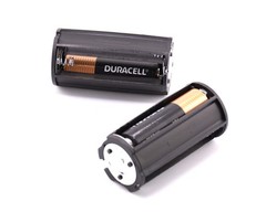 3-Slot AA Battery Holder Case 6V Cylindrical Battery Box No Wires 4 Pack