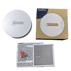SimpliSafe Smoke & Carbon Monoxide Detector Smoke Alarm Security Latest Gen