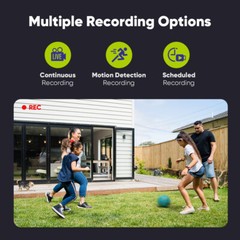 SANNCE 5IN1 1080P Lite HD 4CH DVR CCTV Security Video Recorder Motion Detection