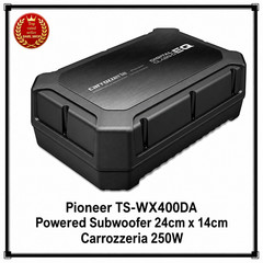 Pioneer TS-WX400DA Powered Subwoofer 24cm x 14cm Carrozzeria 250W