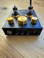 Douk Audio P1 GE5725 Tube Preamp Bluetooth Receiver USB DAC Headphone