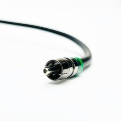 RCA Audio Cable, Solid Copper Core 18AWG, 75 Ohm, Gold Plated Pin, 1ft to 200ft