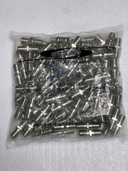 PPC F81 Barrel 3GHz Coax Cable Female Splice Adapter F Connector RG6 Dish CATV