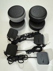 (LOT OF 4) Amazon Echo Dot (3rd Generation) Smart Speaker with Alexa
