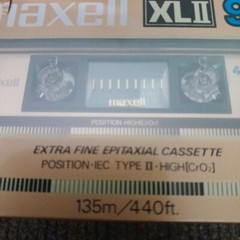 Maxell XLII 90 Minute Blank Tape High Bias Japan