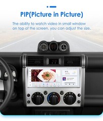 12.3″ 8+128GB Carplay Android 13 Navi Radio For Toyota FJ Cruiser 2006-2021+CAM