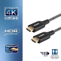 Philip Elite Premium High-Speed HDMI Cable w/ Ethernet 4K@60Hz 4ft