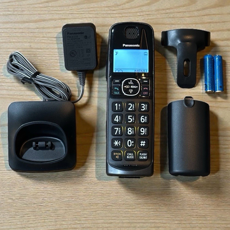 Panasonic KX-TGEA60 Cordless Expansion Phone Handset w/ PNLC1079 Charging Base