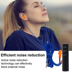 Earplug Travel Headphones Rugged Safety Plugs Listen To Audio While You Work!