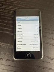 Apple iPod Touch 1st Gen (16 GB) A1213 VGC Used Tested iOS 3.1.3 Songs