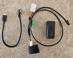 Dongar Dash Cam Power Adapter (5-Pin Type A) for Select Toyota/Lexus black