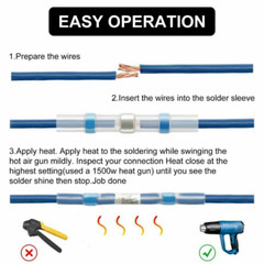 400/160PCS Waterproof Solder Stick Seal Sleeve Heat Shrink Butt Wire Connectors