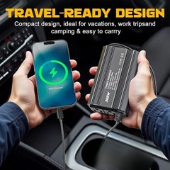 300W Power Inverter for Bauer DC 20V to AC 120V Portable Power Station Generator