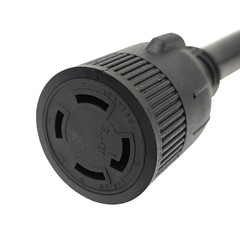 50A Marine Shore Power Cord Male to Generator Locking 30 Amp SS2-50 Plug