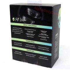 NEW Skullcandy Riff Wireless Bluetooth On-Ear Headphones with Mic Black