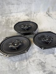Ford Mazda Pioneer TS-A6886R 4-Way Coaxial Speakers Set of 3 6×8 60w TESTED!