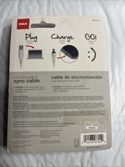 RCA Power Cable, White mini USB Power 4ft