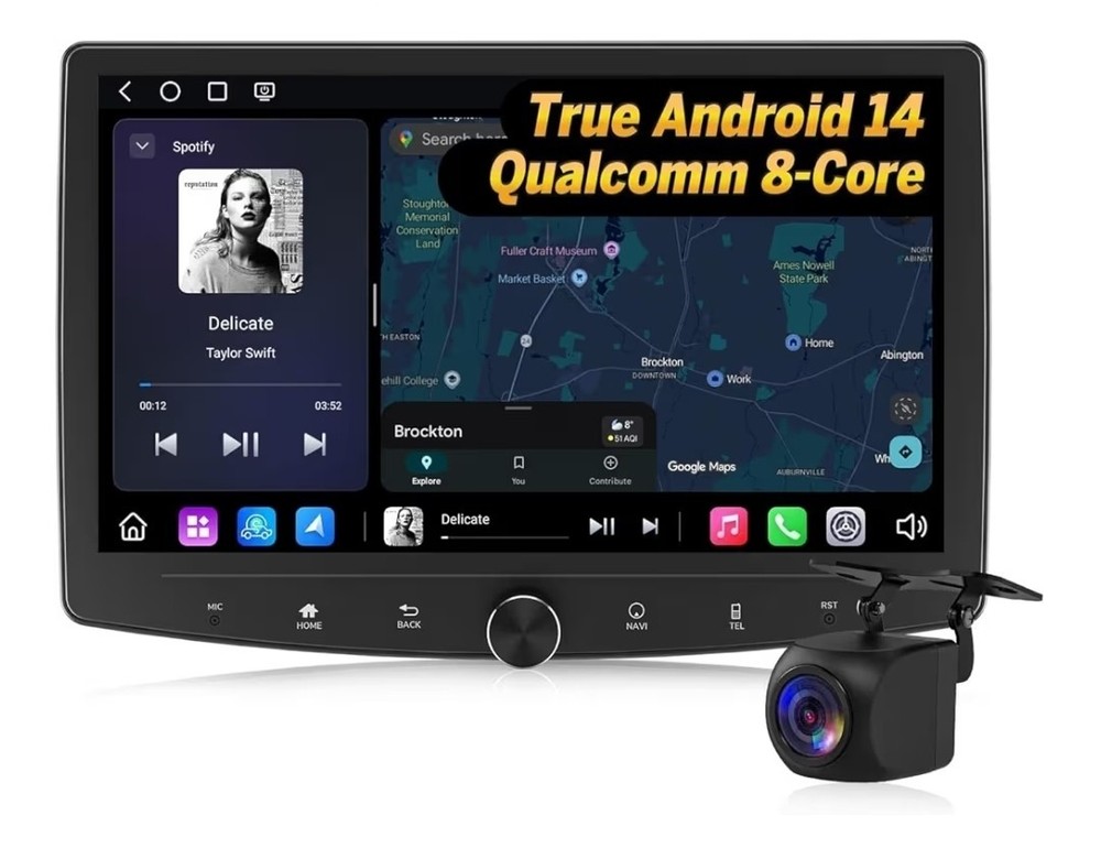 Eonon UX6SK2 Plus 10.1″ Double DIN Android 13 6+64G CarPlay Car Stereo Radio GPS